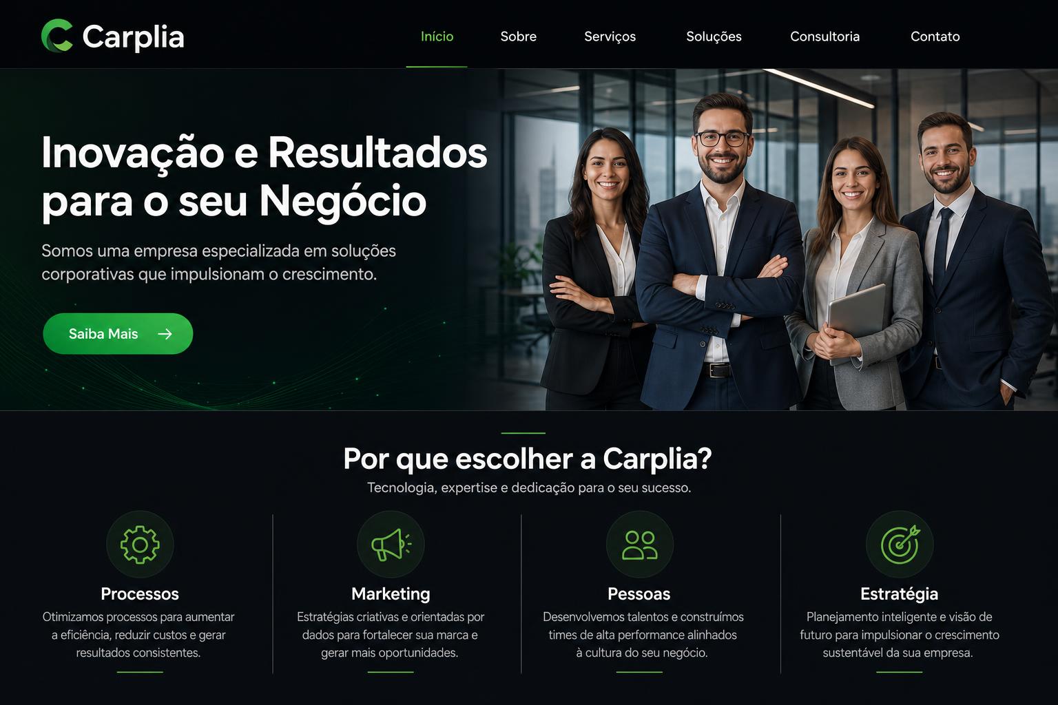 Site Institucional Corporativo