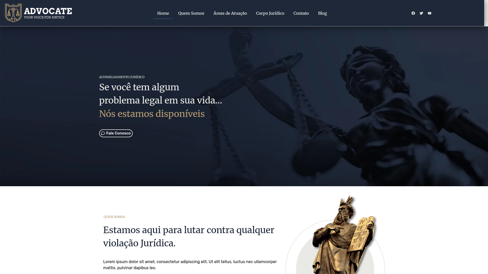 Advocate — Site Jurídico